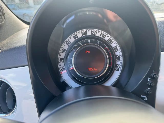 Fiat 500 1.0 Club, Klima, ESP, Temp., eFH, Zv m.FFB Weiß