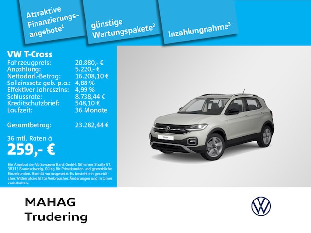 Volkswagen T-Cross 1.0 TSI DSG Style