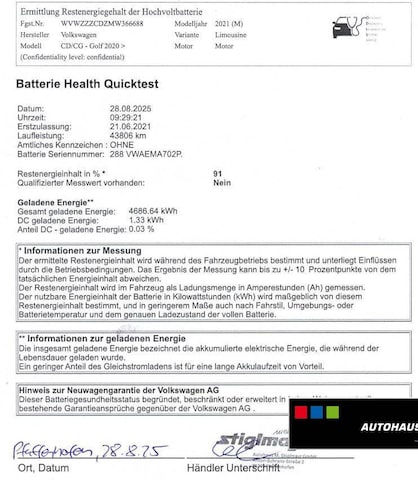 Volkswagen Golf GTE Golf VIII IQ.Drive