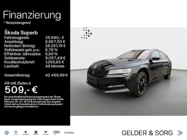 Skoda Superb 2.0 TSI 4x4 Combi Sportline