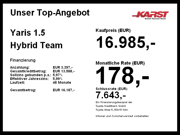 Toyota Yaris 5-deurs Basis Club