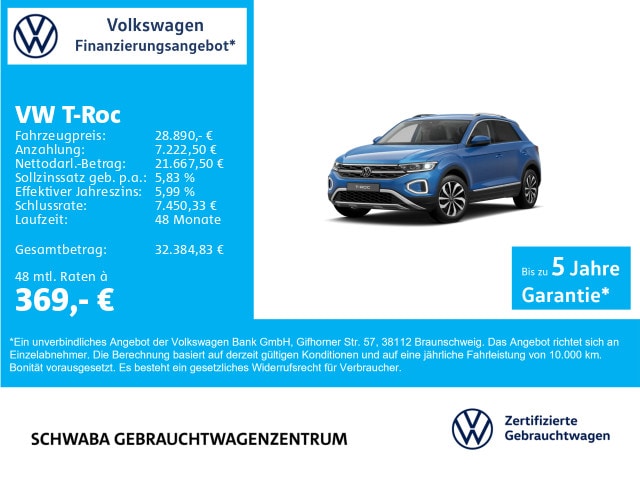 Volkswagen T-Roc 1.5 TSI DSG Style