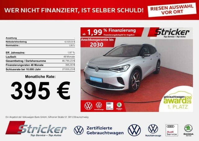 Volkswagen ID.4 395,-ohne Anzahlung Navi Wärmepumpe