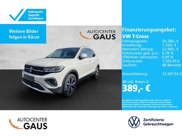 Volkswagen T-Cross 1.5 TSI DSG Style