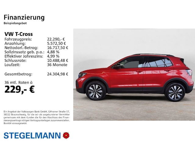 Volkswagen T-Cross 1.0 TSI