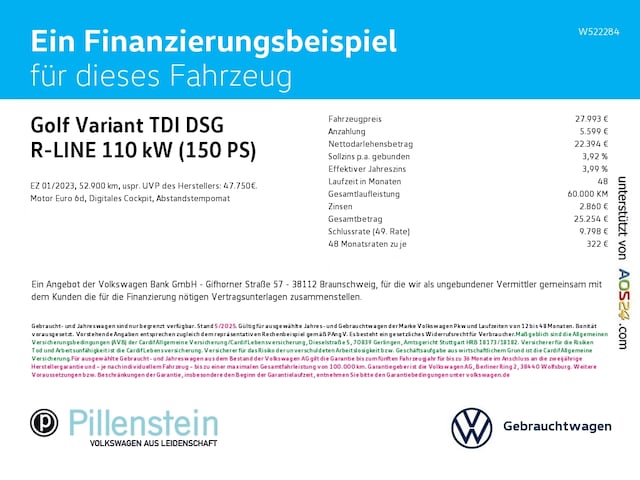 Volkswagen Golf DSG R-Line Variant