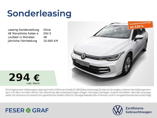Volkswagen Golf 1.5 TSI Life Variant