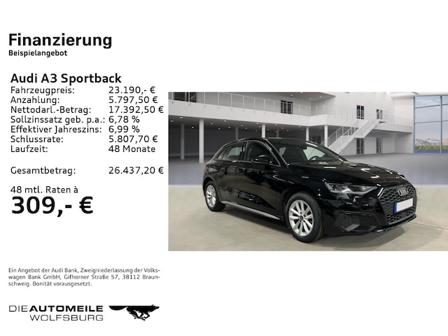 Audi A3 35 TFSI Sportback