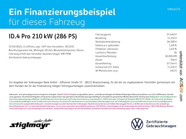 Volkswagen ID.4 IQ.Drive Performance Pro