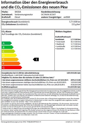 Skoda Octavia 2.0 TDI 4x4 Combi