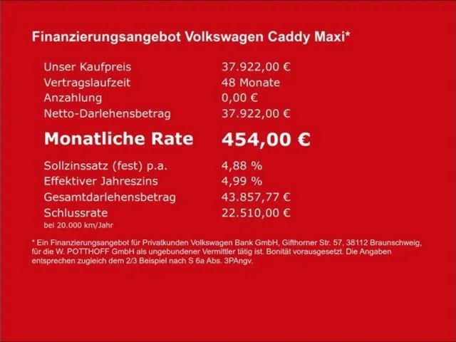 Volkswagen Caddy 2.0 TDI DSG Style