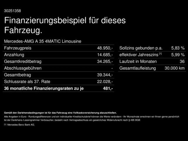 Mercedes-Benz A 35 AMG 4MATIC AMG Line