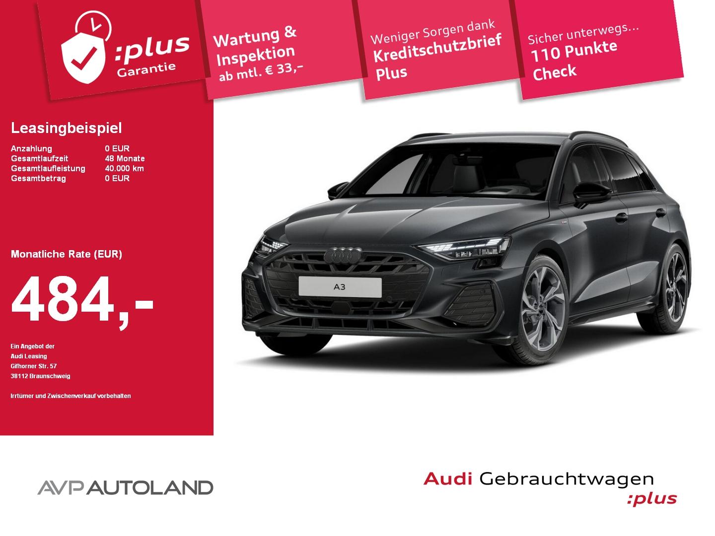 Audi A3 35 TDI S-Line S-Tronic Sedan Sportback