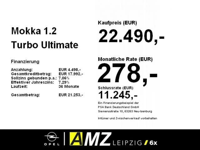 Opel Mokka 1.2 Turbo Turbo Ultimate