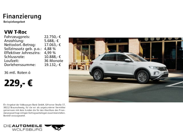 Volkswagen T-Roc 1.0 TSI Life
