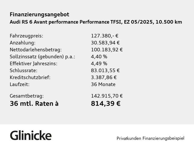 Audi RS6 Avant Performance