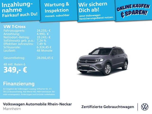 Volkswagen T-Cross 1.0 TSI DSG