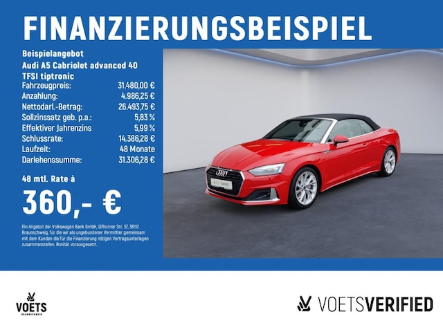 Audi A5 40 TFSI Cabriolet S-Tronic