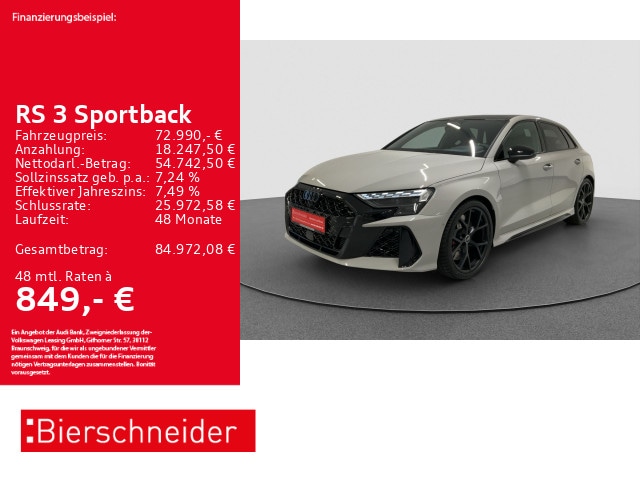 Audi RS3 Quattro S-Tronic Sportback