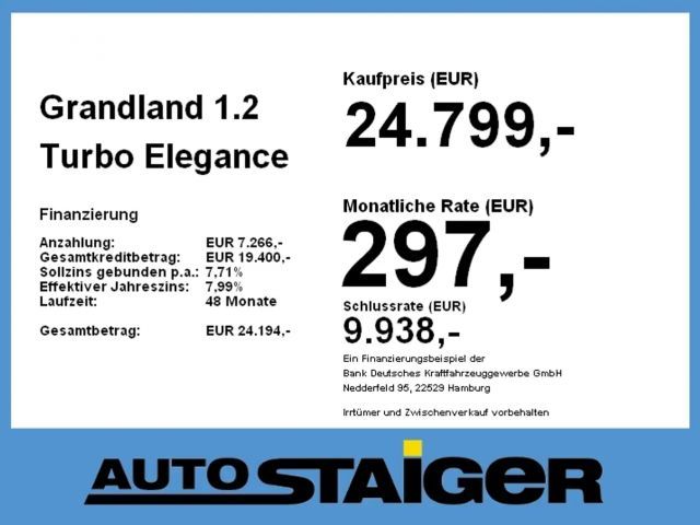 Opel Grandland X 1.2 Turbo Elegance Turbo