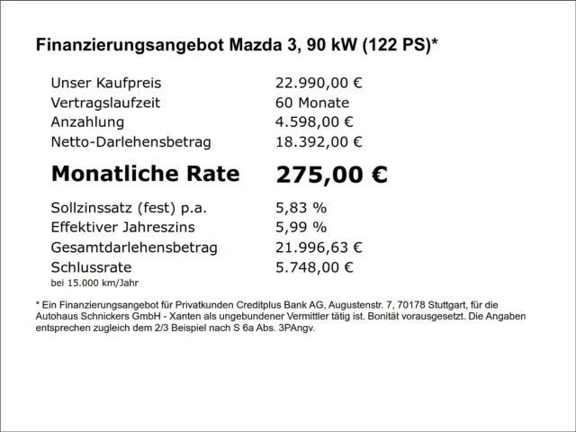 Mazda 3 SkyActiv e-Skyactiv