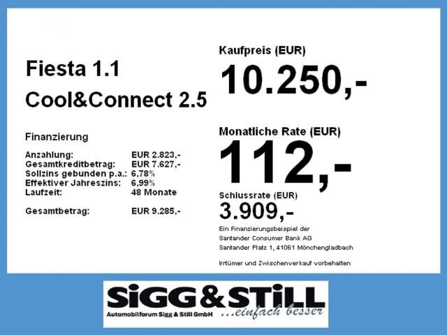 Ford Fiesta Cool & Connect