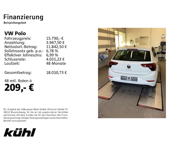 Volkswagen Polo 1.0 TSI Life