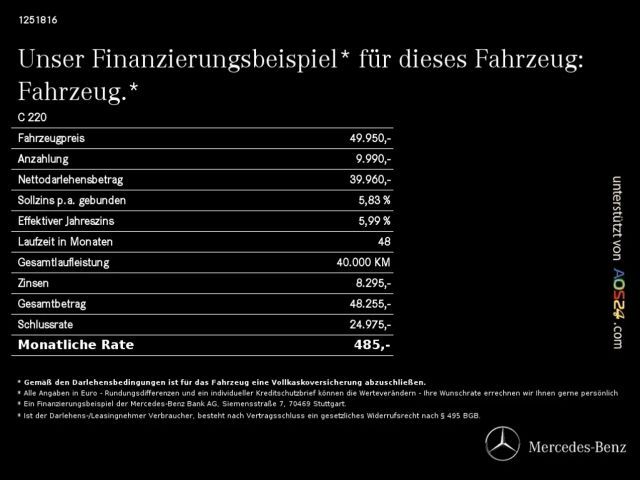 Mercedes-Benz C 220 AMG Line C 220 d Estate