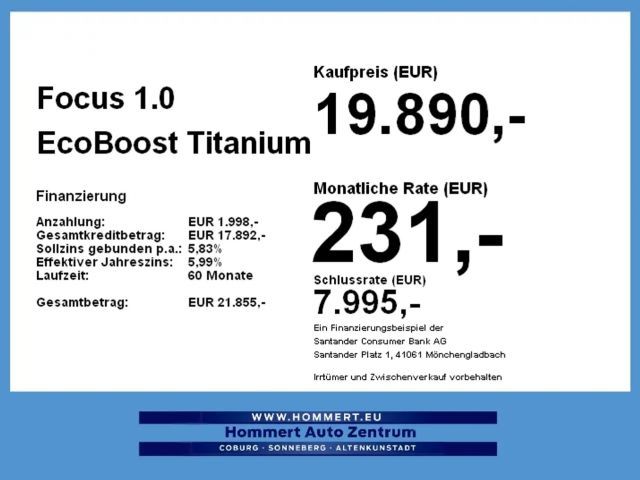 Ford Focus EcoBoost Titanium