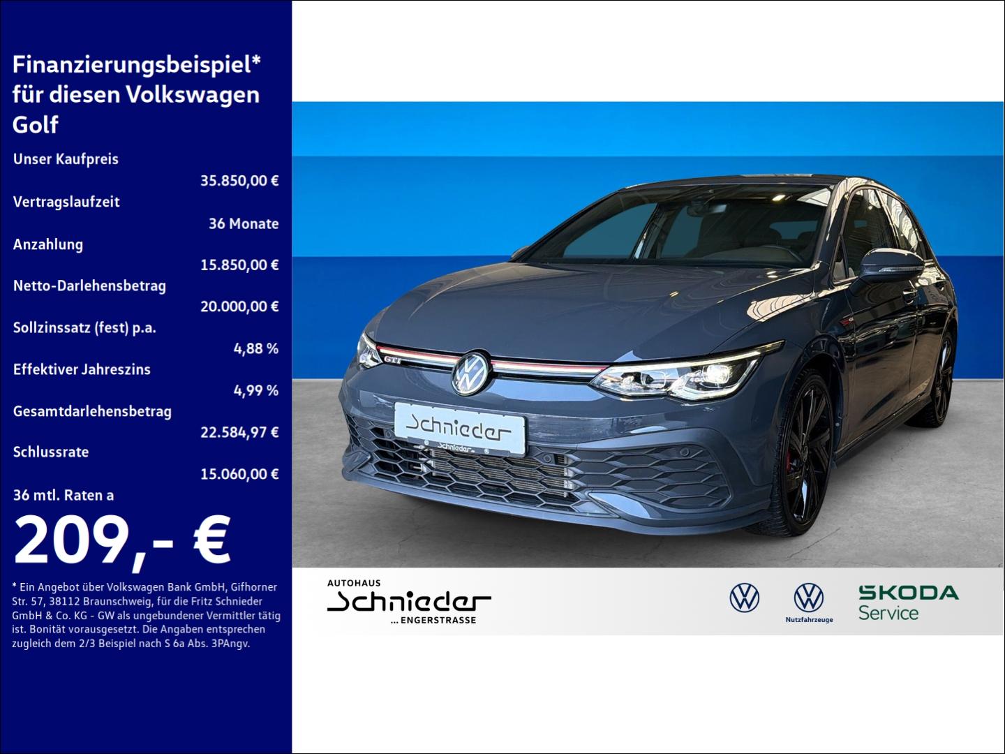 Volkswagen Golf 2.0 TSI GTI