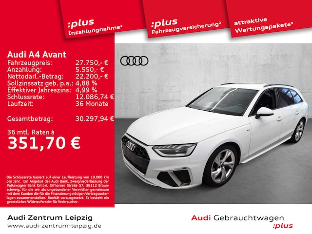 Audi A4 35 TFSI Avant S-Line S-Tronic