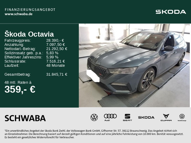 Skoda Octavia 2.0 TDI Combi RS