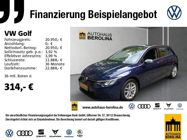 Volkswagen Golf DSG Golf VIII Life