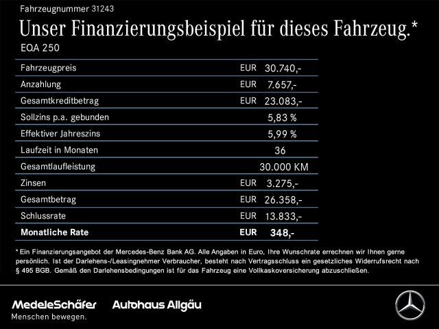 Mercedes-Benz EQA 250 Progressive