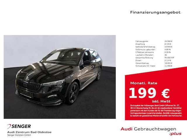 Skoda Scala 1.5 TSI Monte Carlo