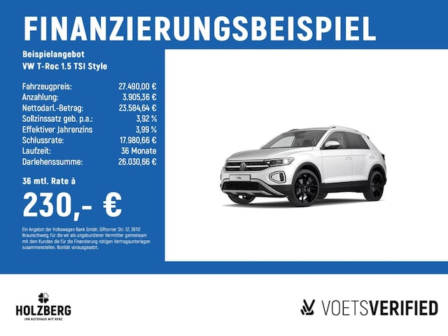 Volkswagen T-Roc 1.5 TSI Style