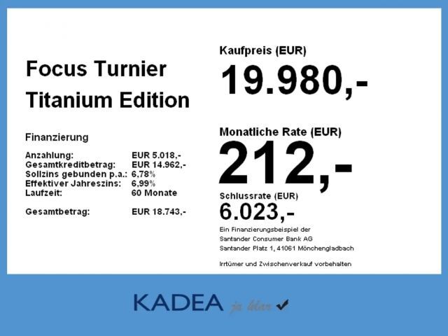 Ford Focus Titanium Wagon