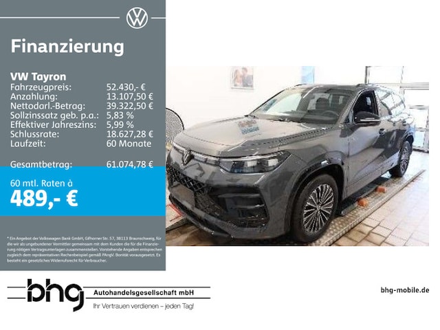 Volkswagen Tayron 2.0 TDI 4Motion DSG R-Line