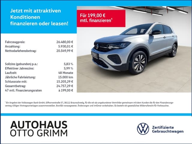 Volkswagen T-Cross 1.0 TSI DSG