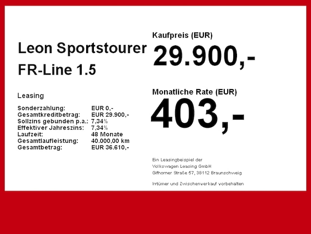 Seat Leon 1.5 eTSI FR-lijn Sportstourer