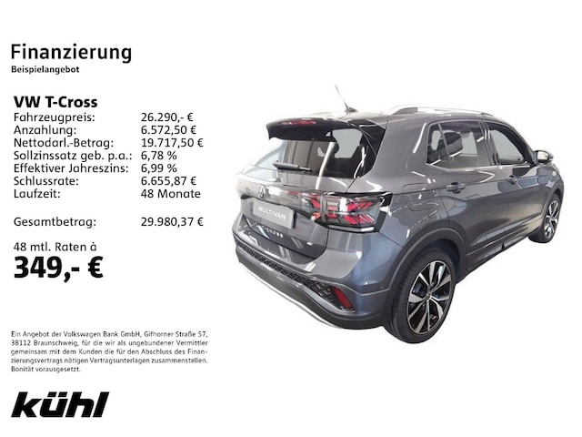 Volkswagen T-Cross 1.0 TSI DSG R-Line