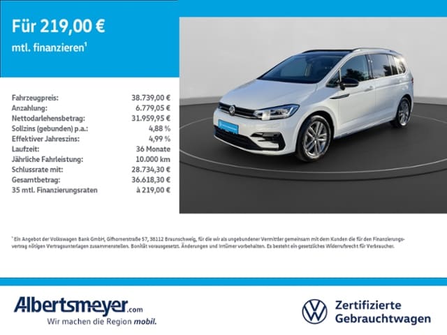 Volkswagen Touran 2.0 TDI DSG R-Line