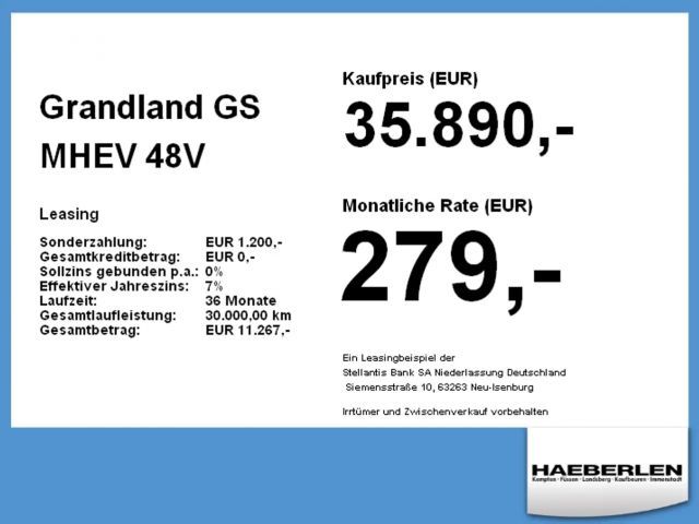 Opel Grandland X GS-Line Grand Sport