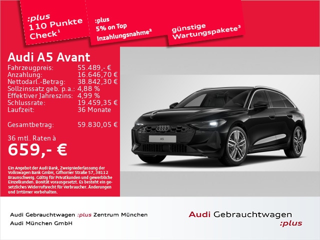 Audi A5 Avant Hybride Quattro S-Tronic