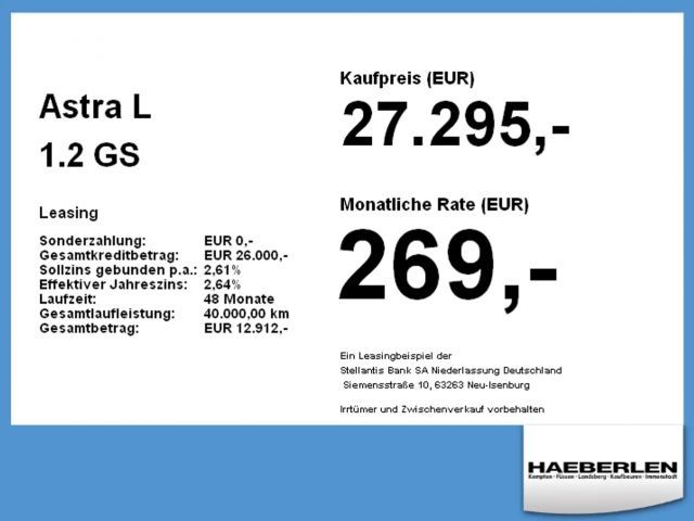 Opel Astra GS-Line Grand Sport