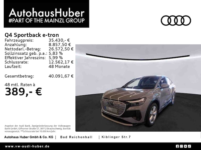 Audi Q4 e-tron 40 Sportback