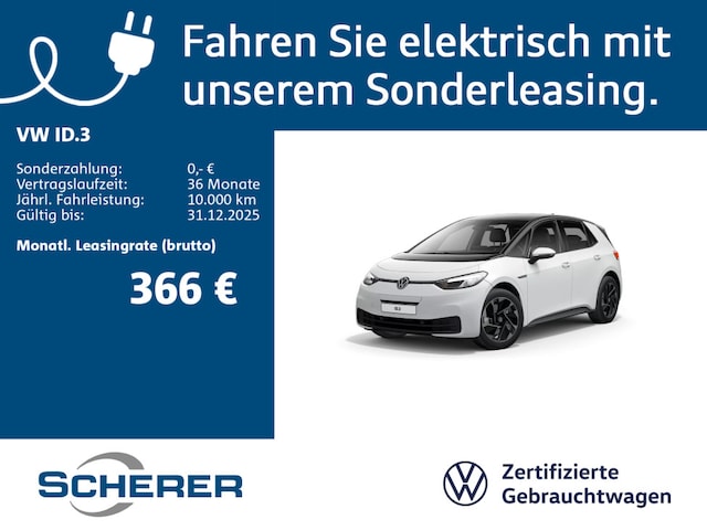 Volkswagen ID.3 58 KWh Life Performance Pro