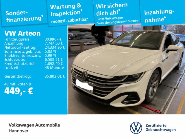 Volkswagen Arteon 2.0 TDI DSG R-Line