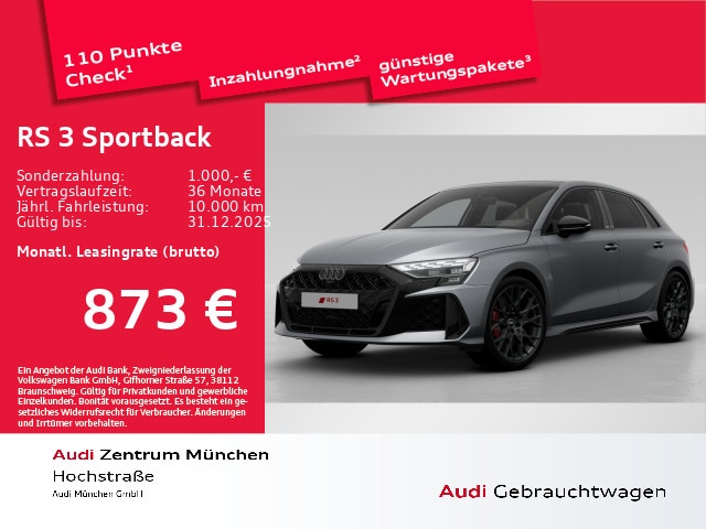 Audi RS3 Quattro S-Tronic Sportback