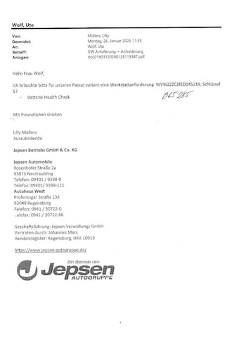 Volkswagen Passat 1.5 TSI eHybrid